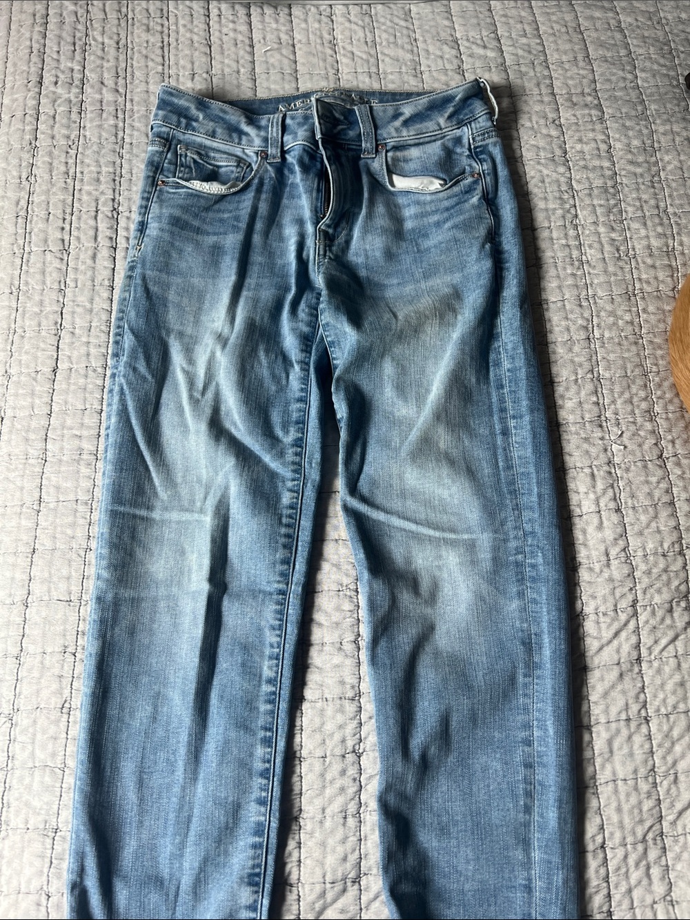 American Eagle Outfitters Skinny Jeans - Light Blue Wash